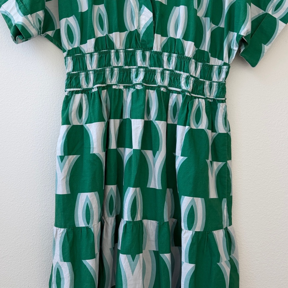 Anthropologie The Somerset Maxi Dress: Shirt Dress Edition in Green size M - Picture 9 of 14